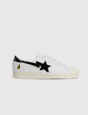BAPE SUPERSTAR "WHITE/BLACK" Shoes	ADIDAS