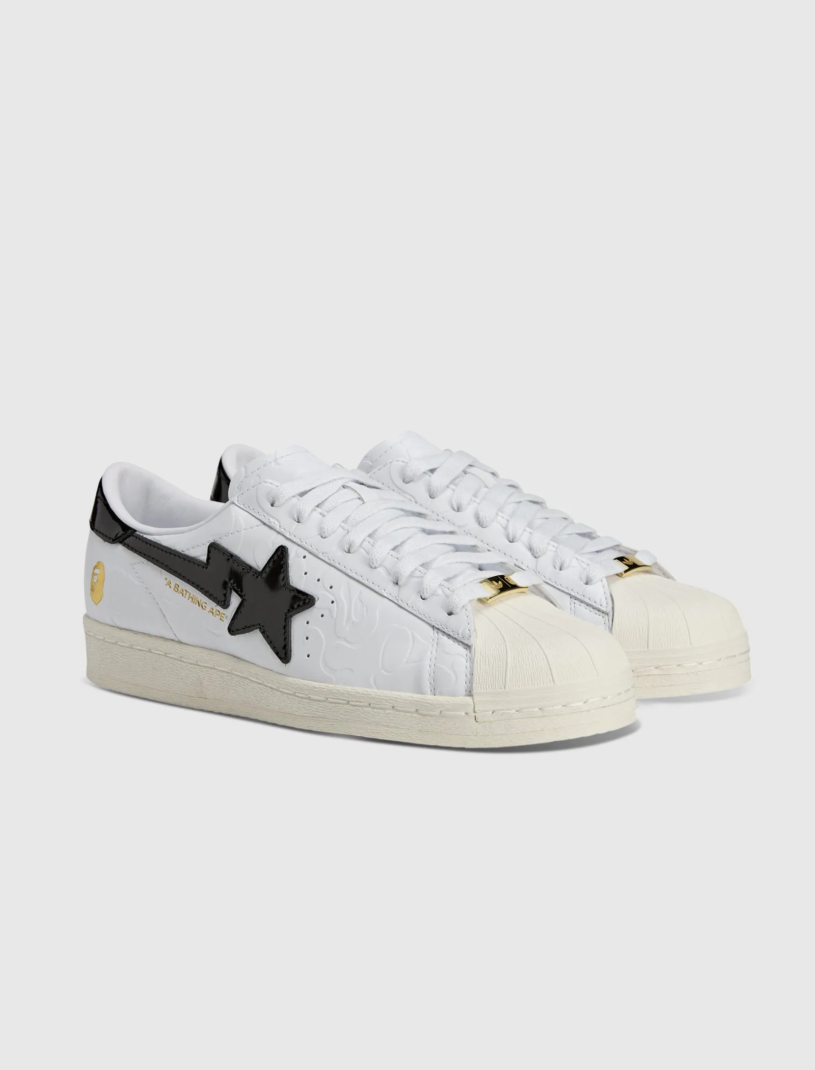 BAPE SUPERSTAR "WHITE/BLACK" Shoes	ADIDAS