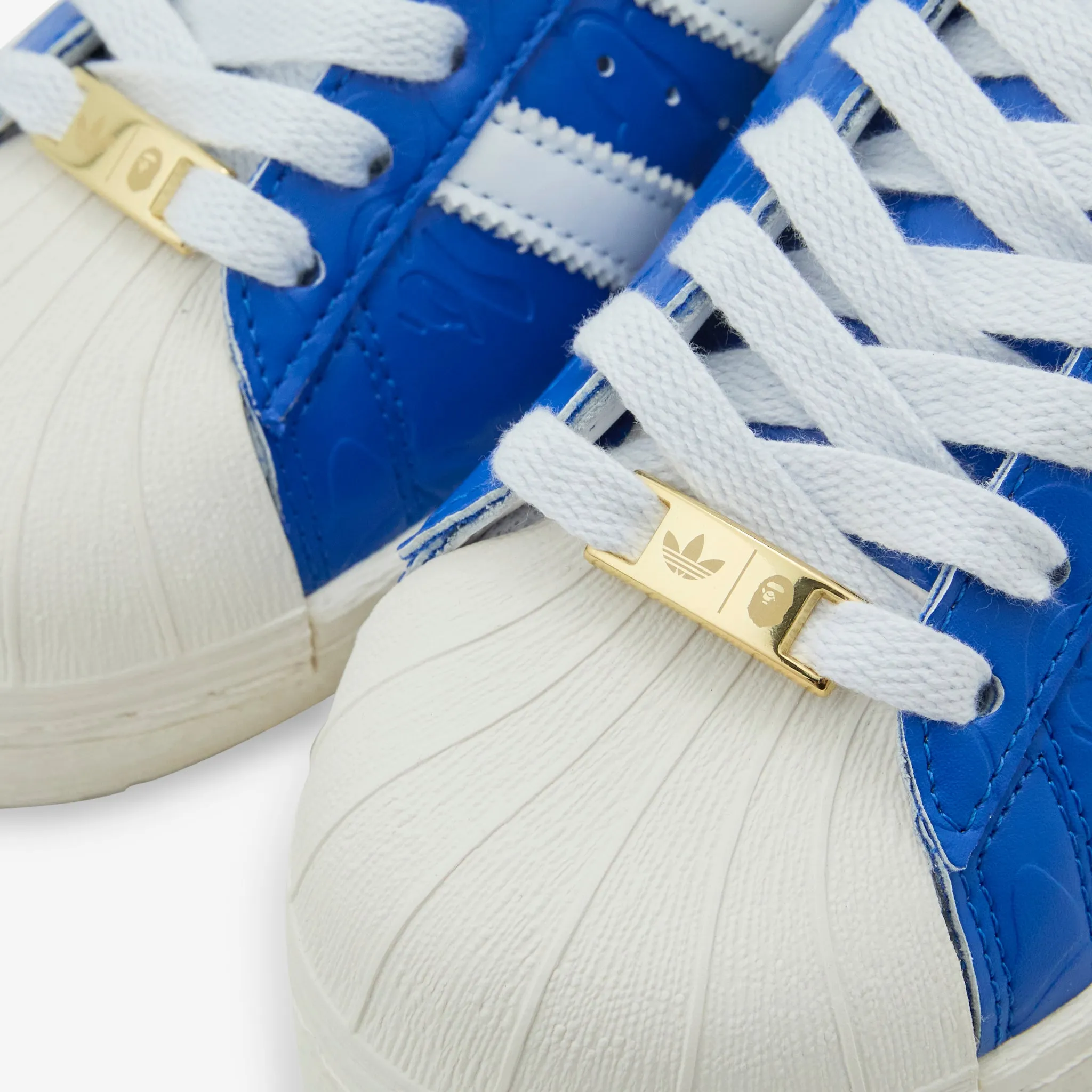 BAPE x SSTR V Blue | Cloud White | Off White adidas Clothing