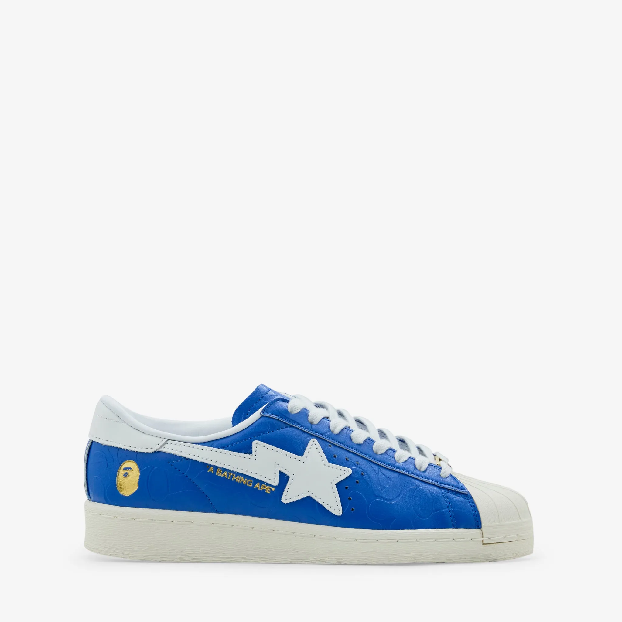 BAPE x SSTR V Blue | Cloud White | Off White adidas Clothing