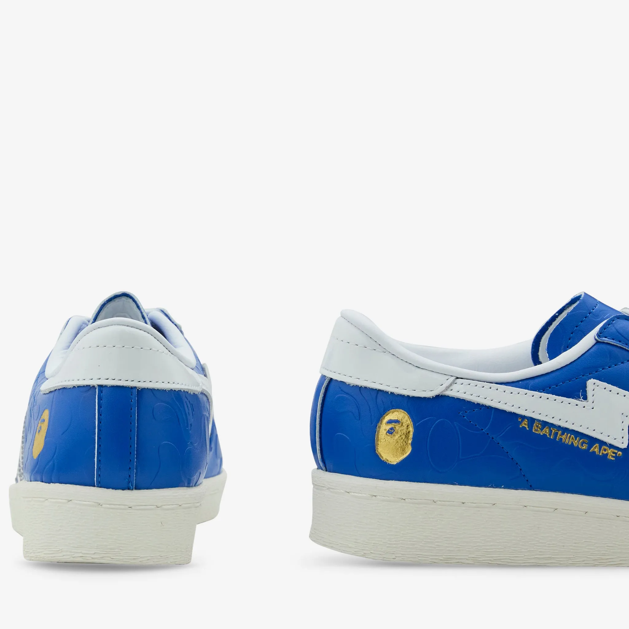 BAPE x SSTR V Blue | Cloud White | Off White adidas Clothing