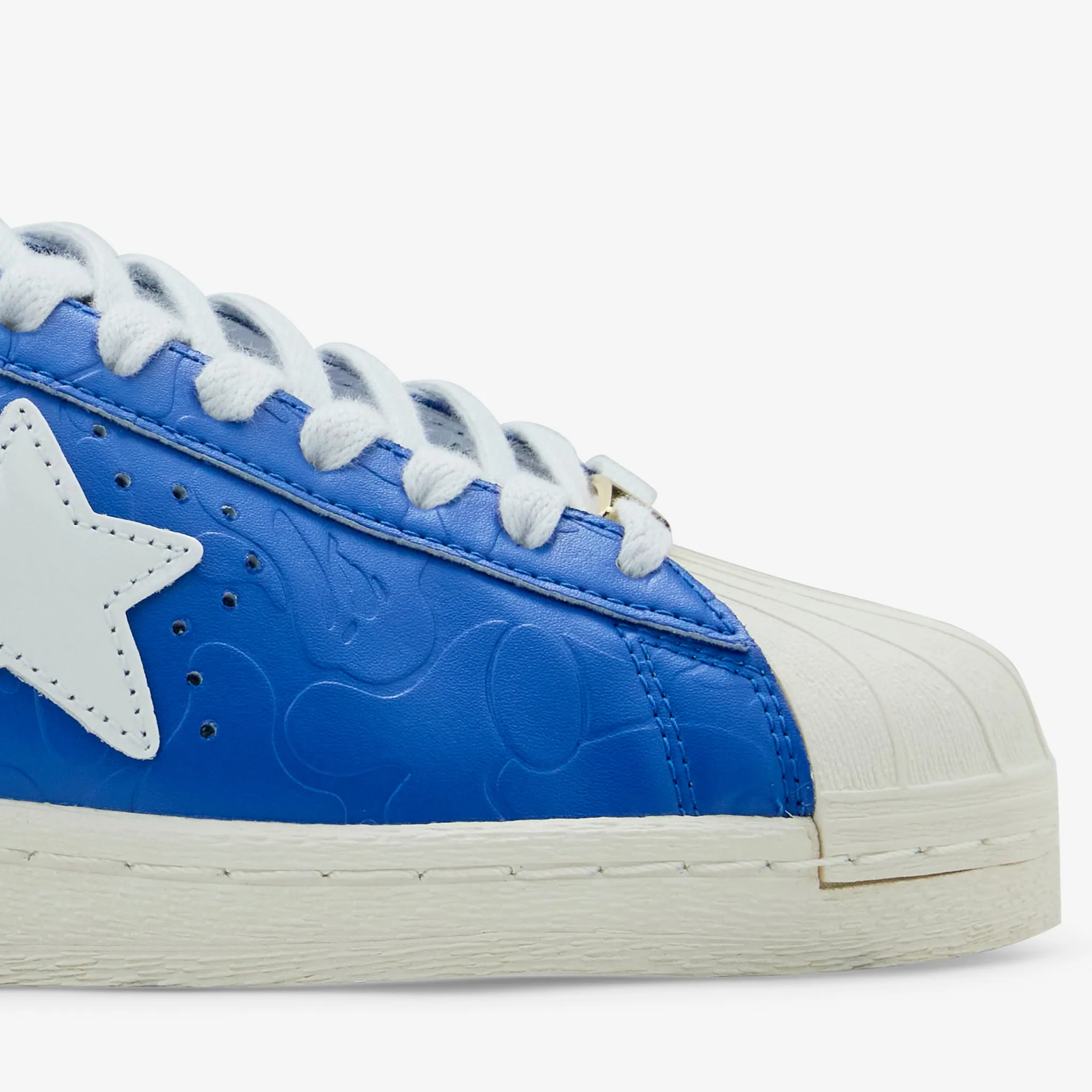 BAPE x SSTR V Blue | Cloud White | Off White adidas Clothing