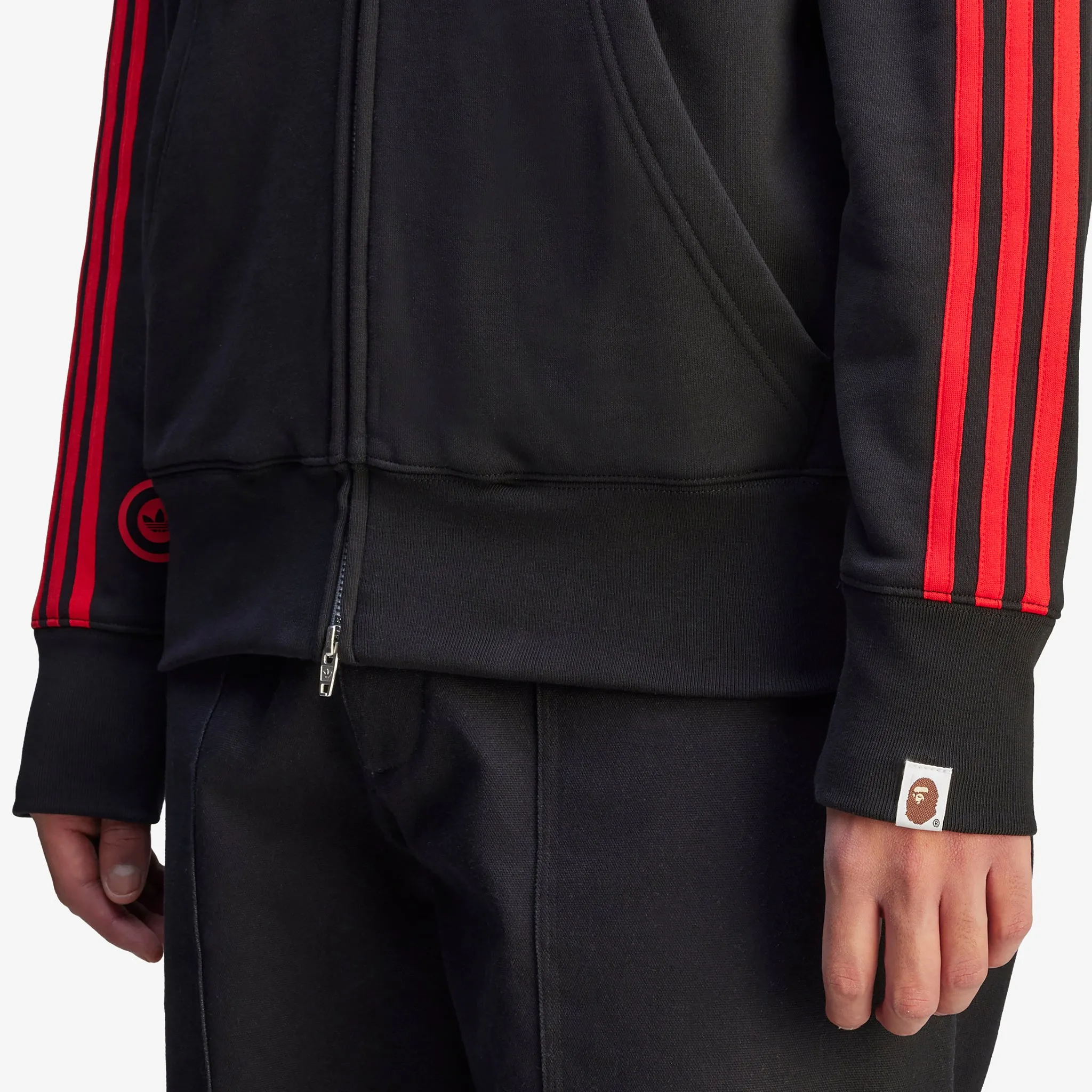 BAPE x Ultimate Shark Hoodie Black adidas Clothing