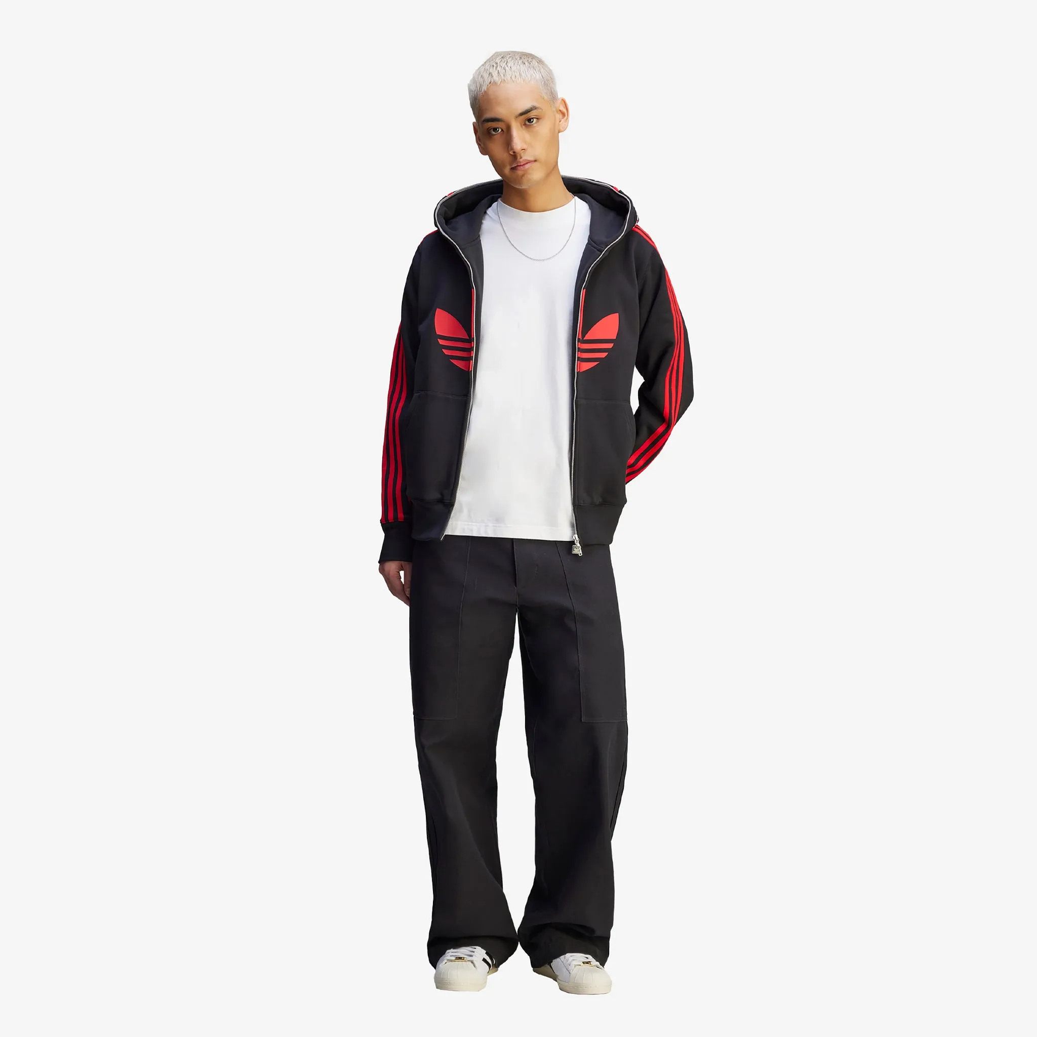 BAPE x Ultimate Shark Hoodie Black adidas Clothing