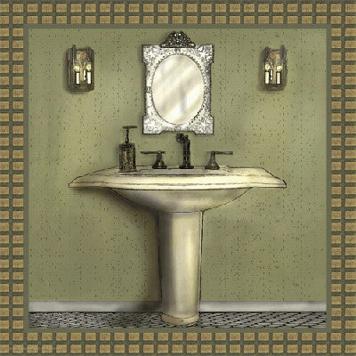 Bathroom in Green III 