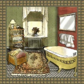 Bathroom in Green IV 