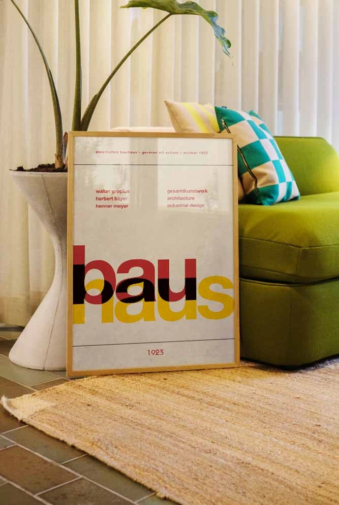 Bauhaus Art Print - Unframed