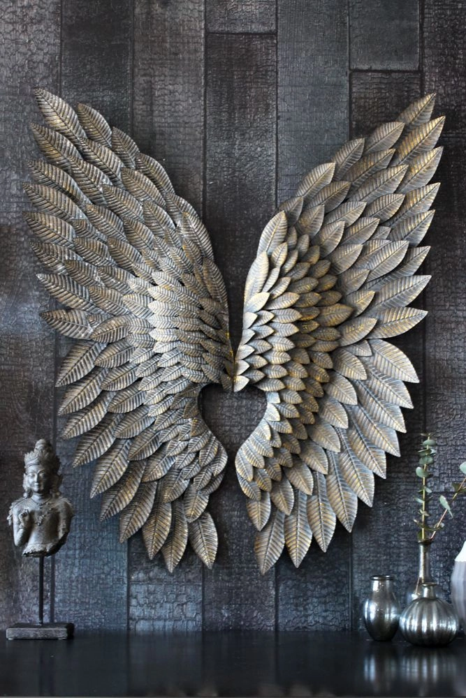 Beautiful Gold Angel Wings