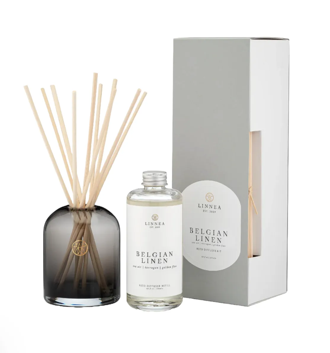 Belgian Linen Diffuser Set 