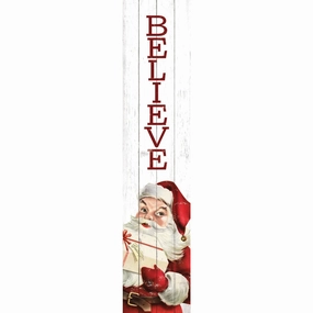 Believe Santa Porch Leaner 