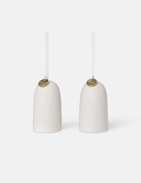Bell Ceramic Ornaments (Set of 2) by Ferm Living 