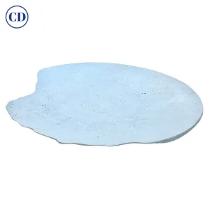 Bespoke Customizable Italian Light Blue Recycled Resin Bowl Centerpiece/Wall Art 