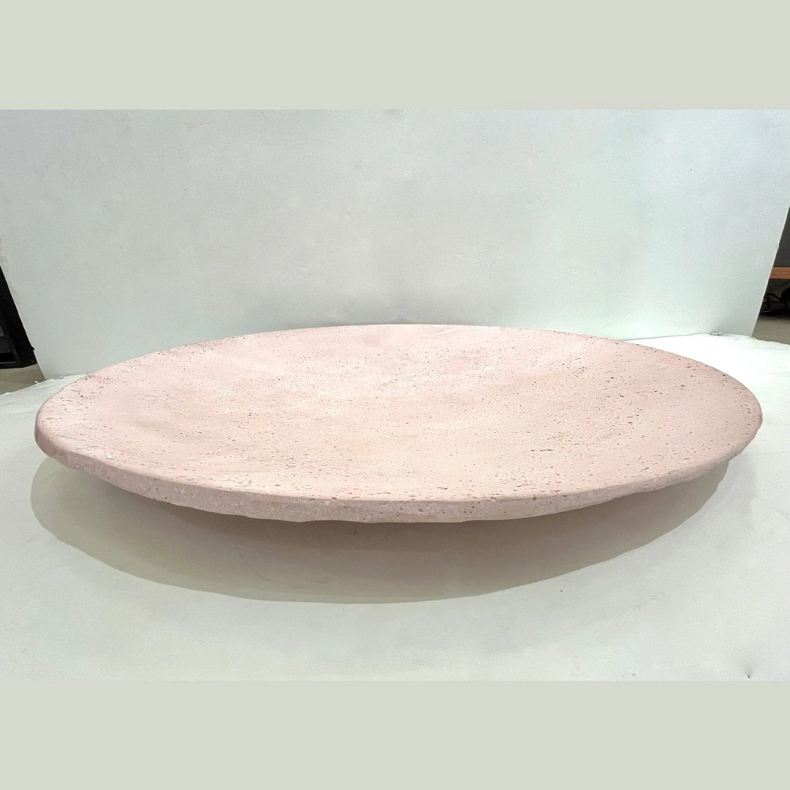 Bespoke Customizable Italian Light Pink Recycled Resin Bowl Centerpiece/Wall Art