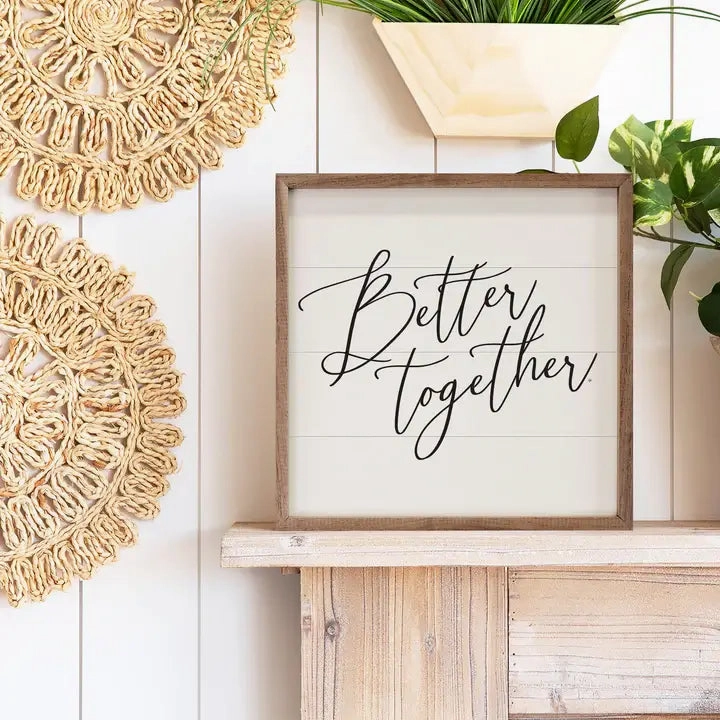 Better Together Wood Framed Print 