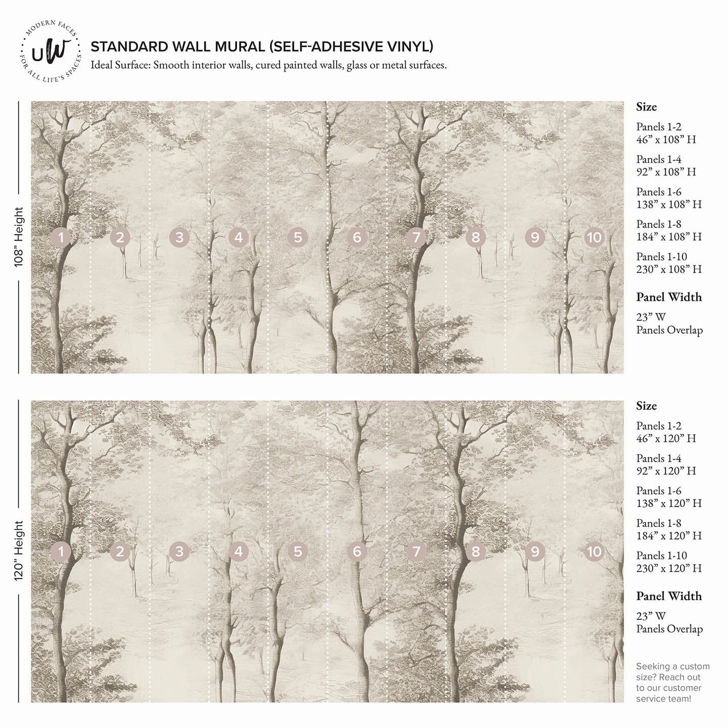 Birch Tree Wall Mural