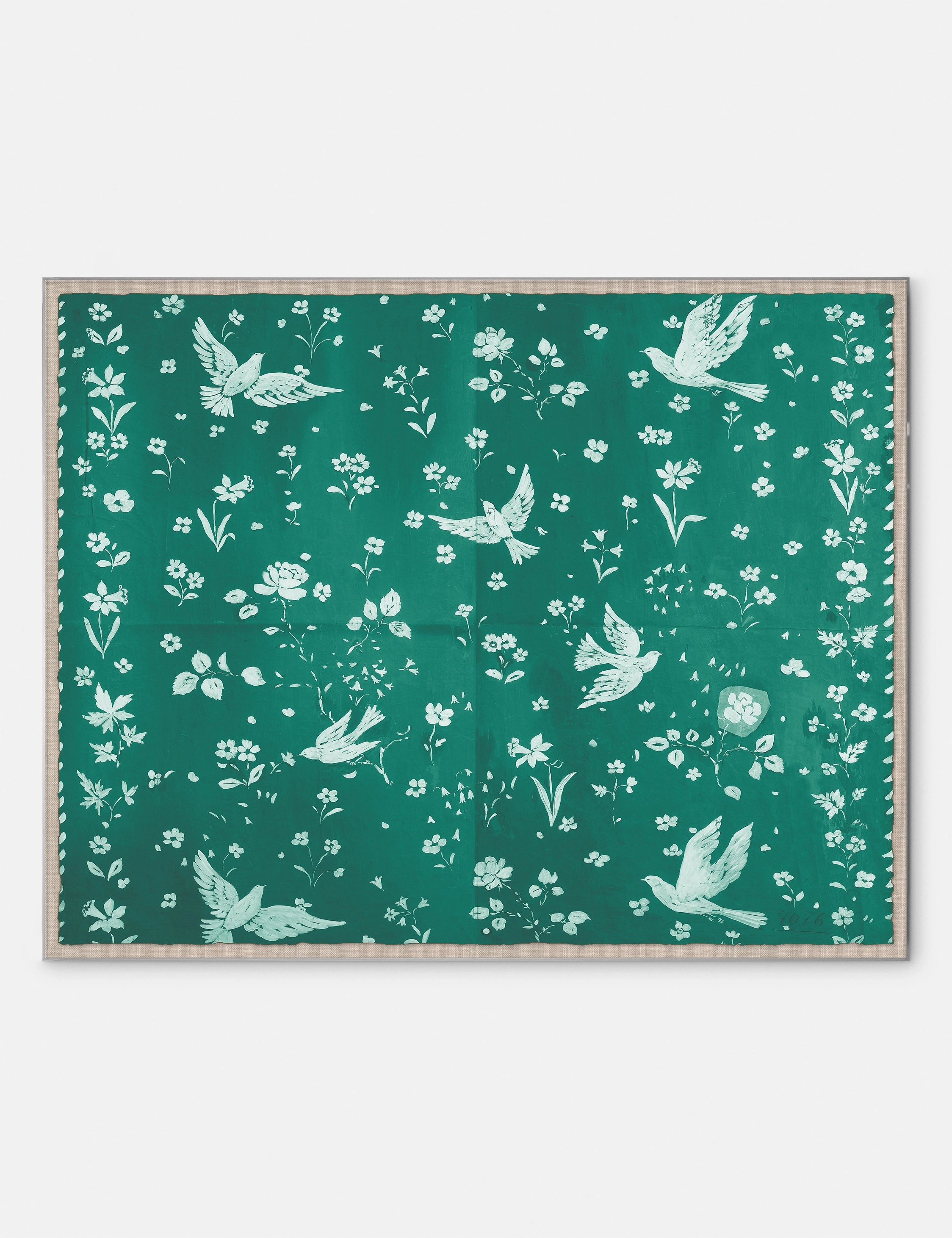 Birds and Flowers Print by Paule Marrot