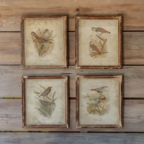 Birds In The Field Print Set 