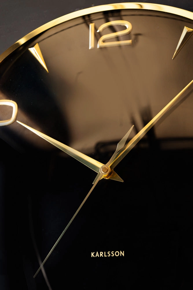 Black & Gold Wall Clock