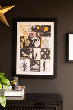 Black & White Wild West Print - Framed Or Unframed Available 