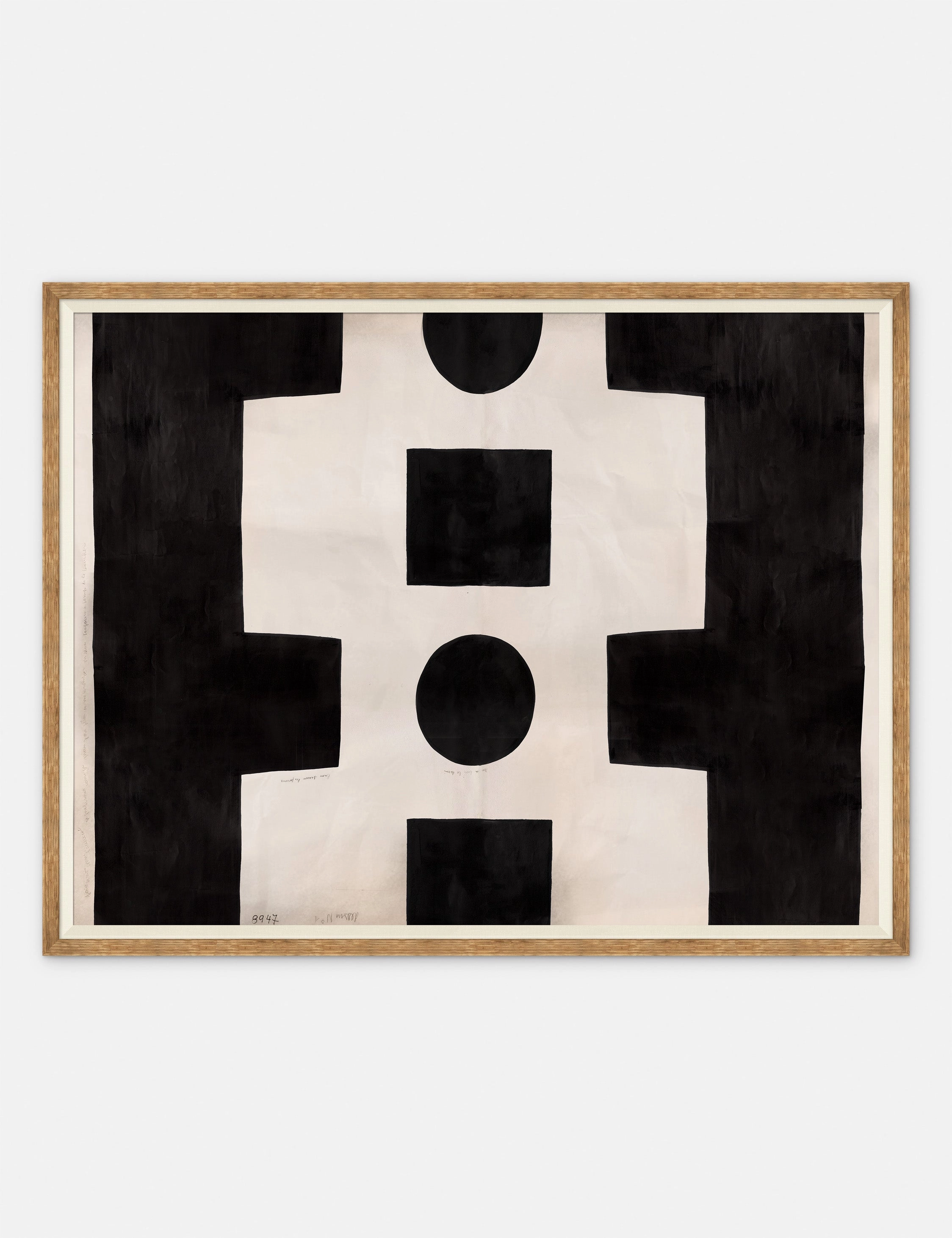Black and White Print by Paule Marrot