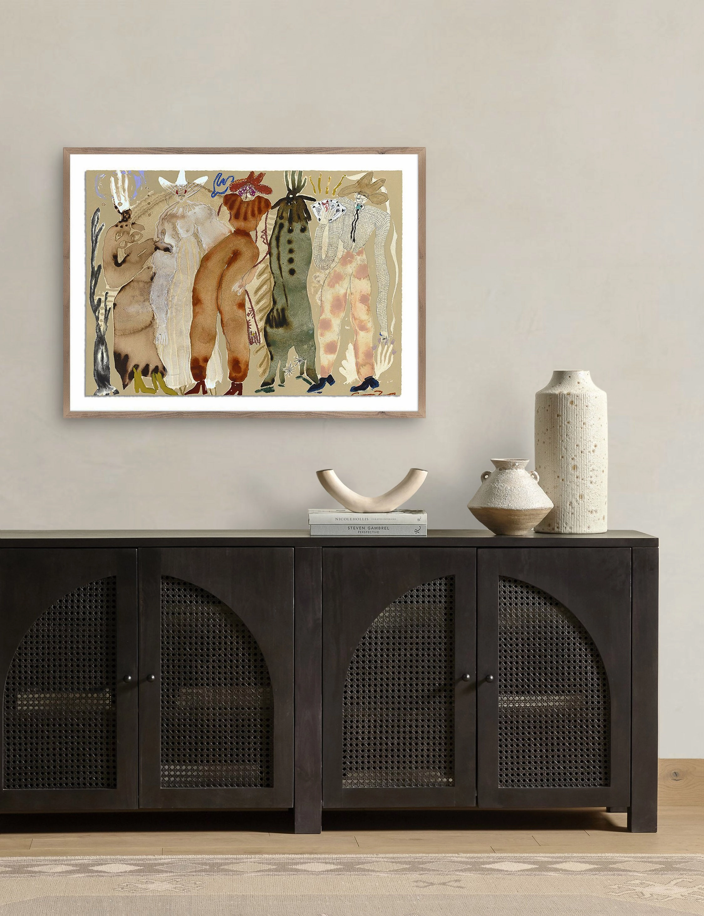 Blind Leading The Blind Wall Art by Caroline Pinney