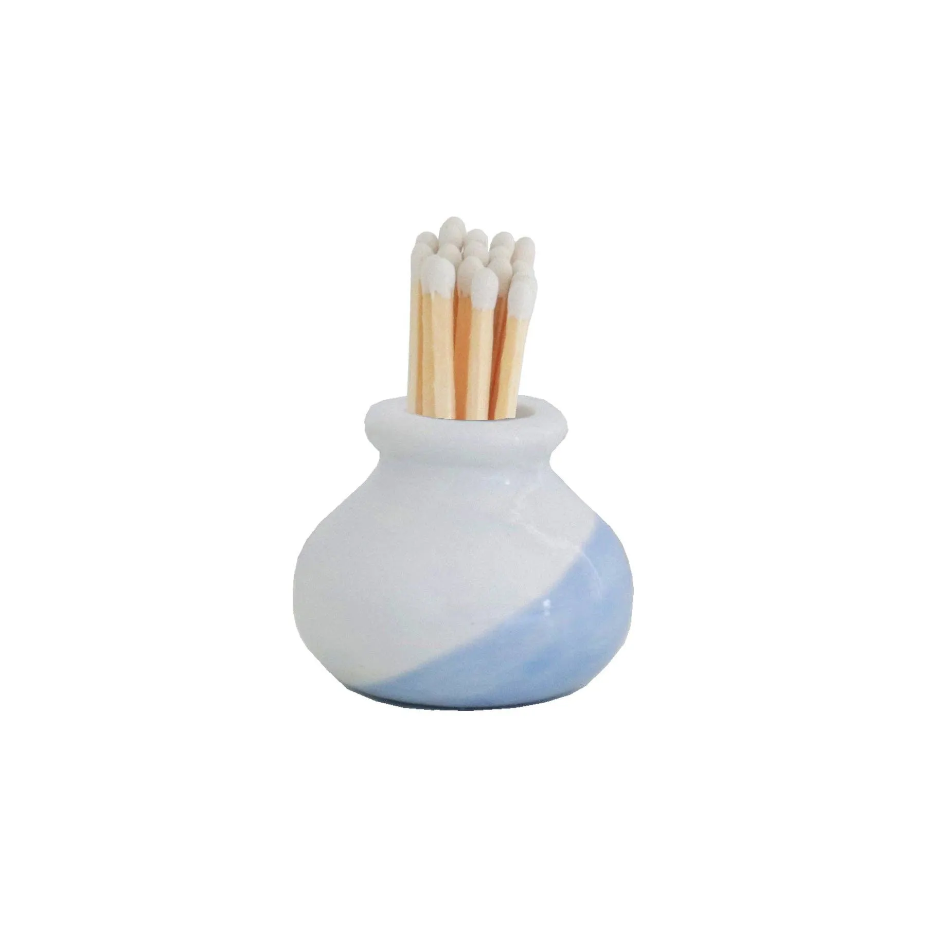 Blue Dip-dye Match Holder/ Striker 