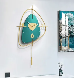 blue queen wall clock 