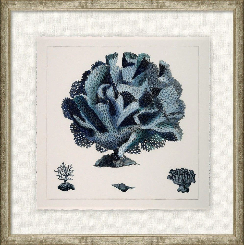 Blue Coral Wall Art
