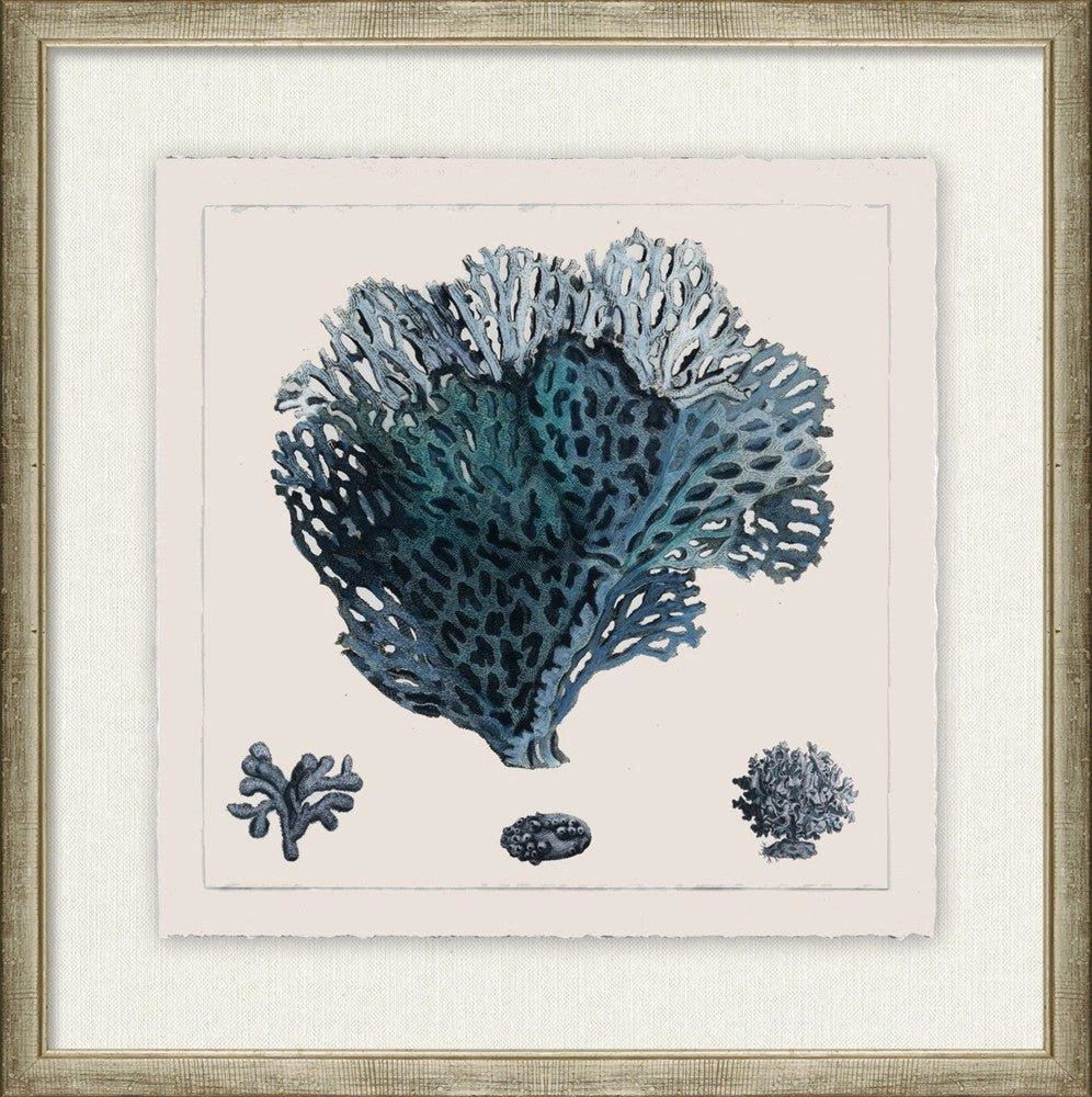 Blue Coral Wall Art