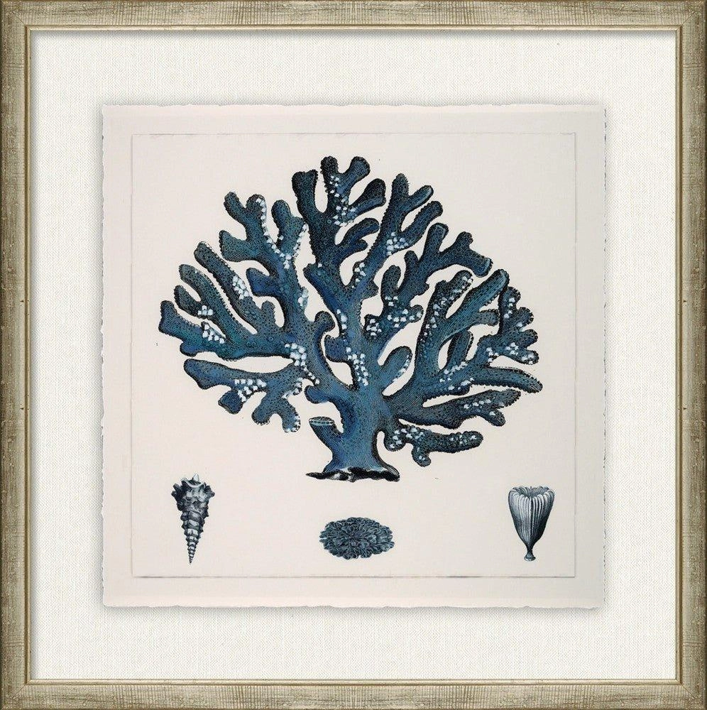 Blue Coral Wall Art
