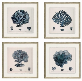 Blue Coral Wall Art 