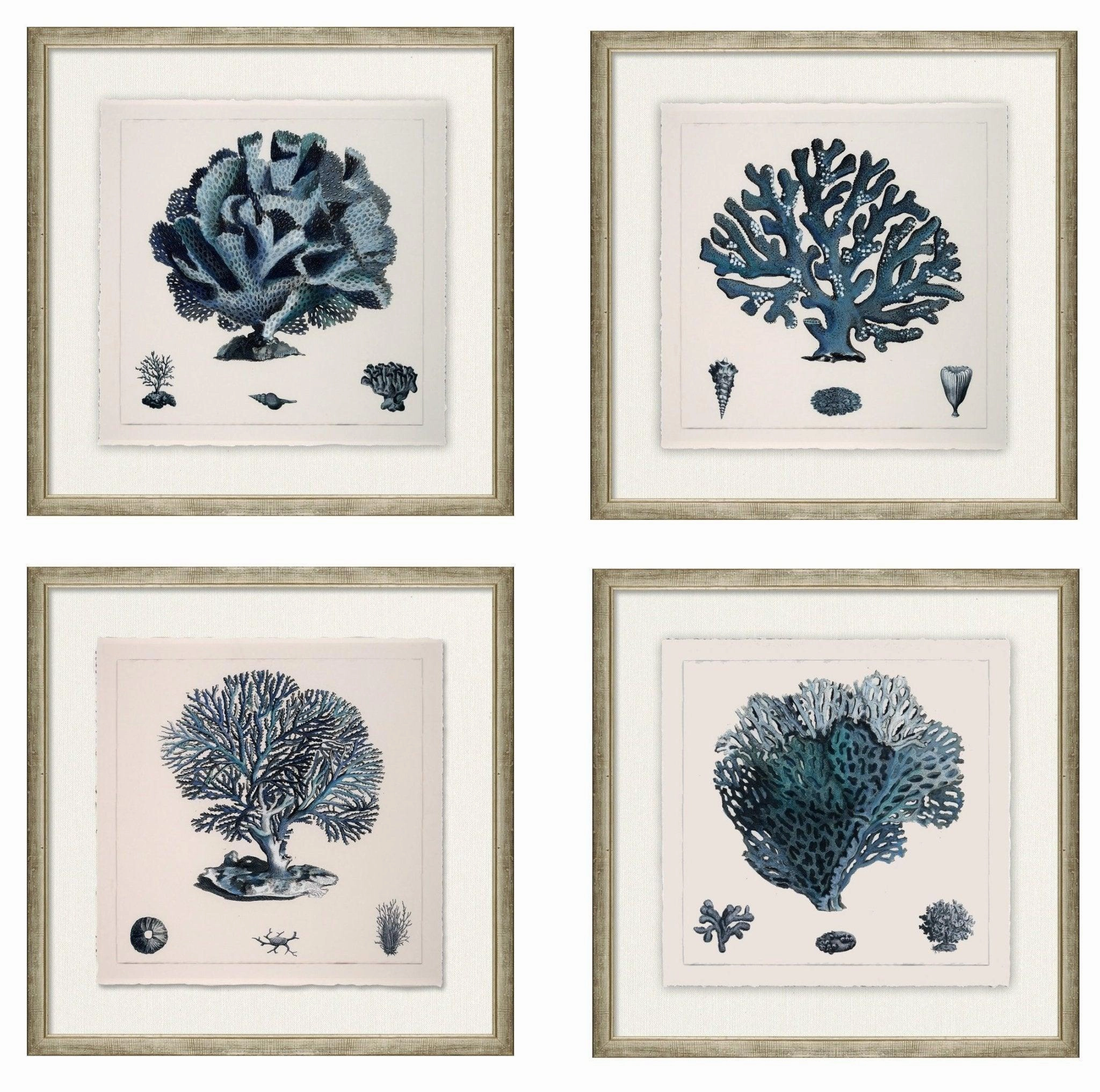 Blue Coral Wall Art 