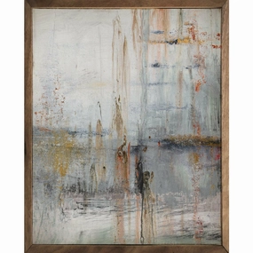 Blue Skies Painting Wood Framed Print 