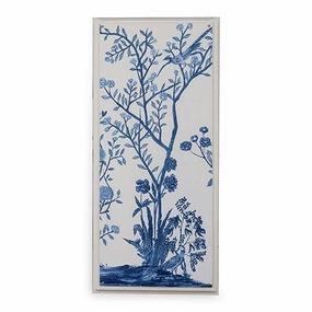 Blue Traditional Chinoiserie I Framed Wall Art 