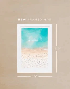 Bondi Beach Landscape, Vertical Mini Framed Print by Gray Malin