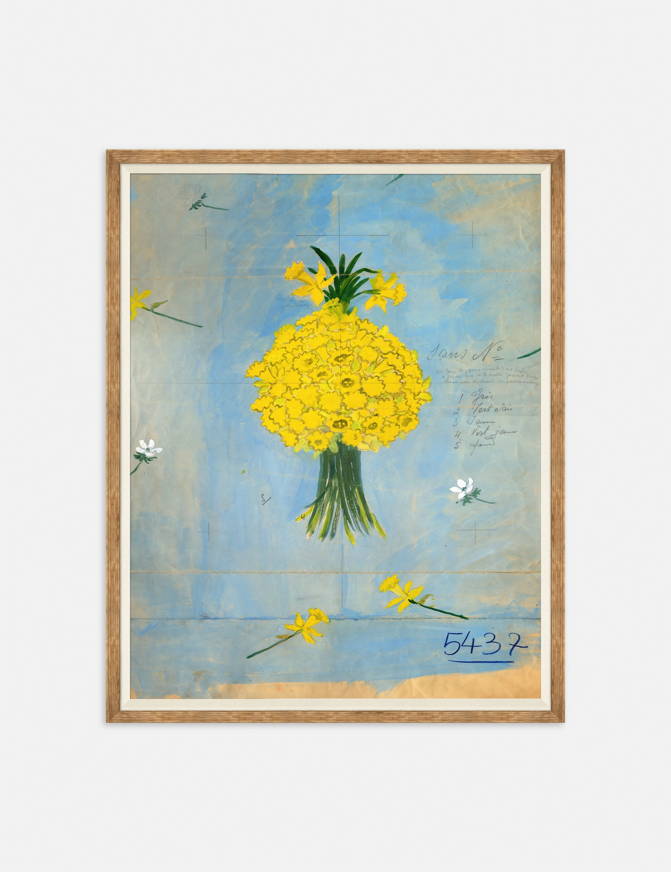 Bouquette de Jonquilles Print by Paule Marrot