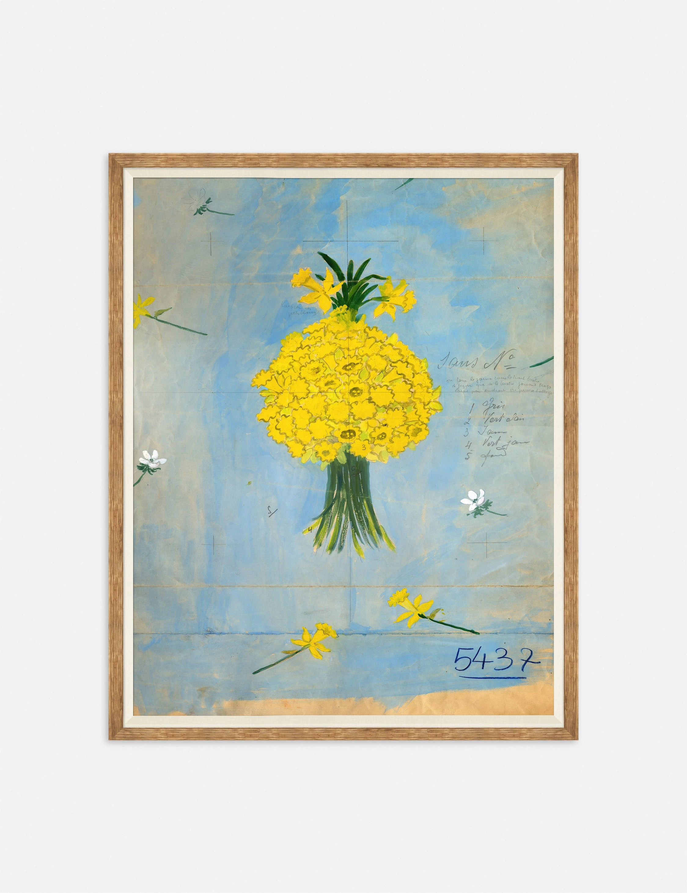 Bouquette de Jonquilles Print by Paule Marrot