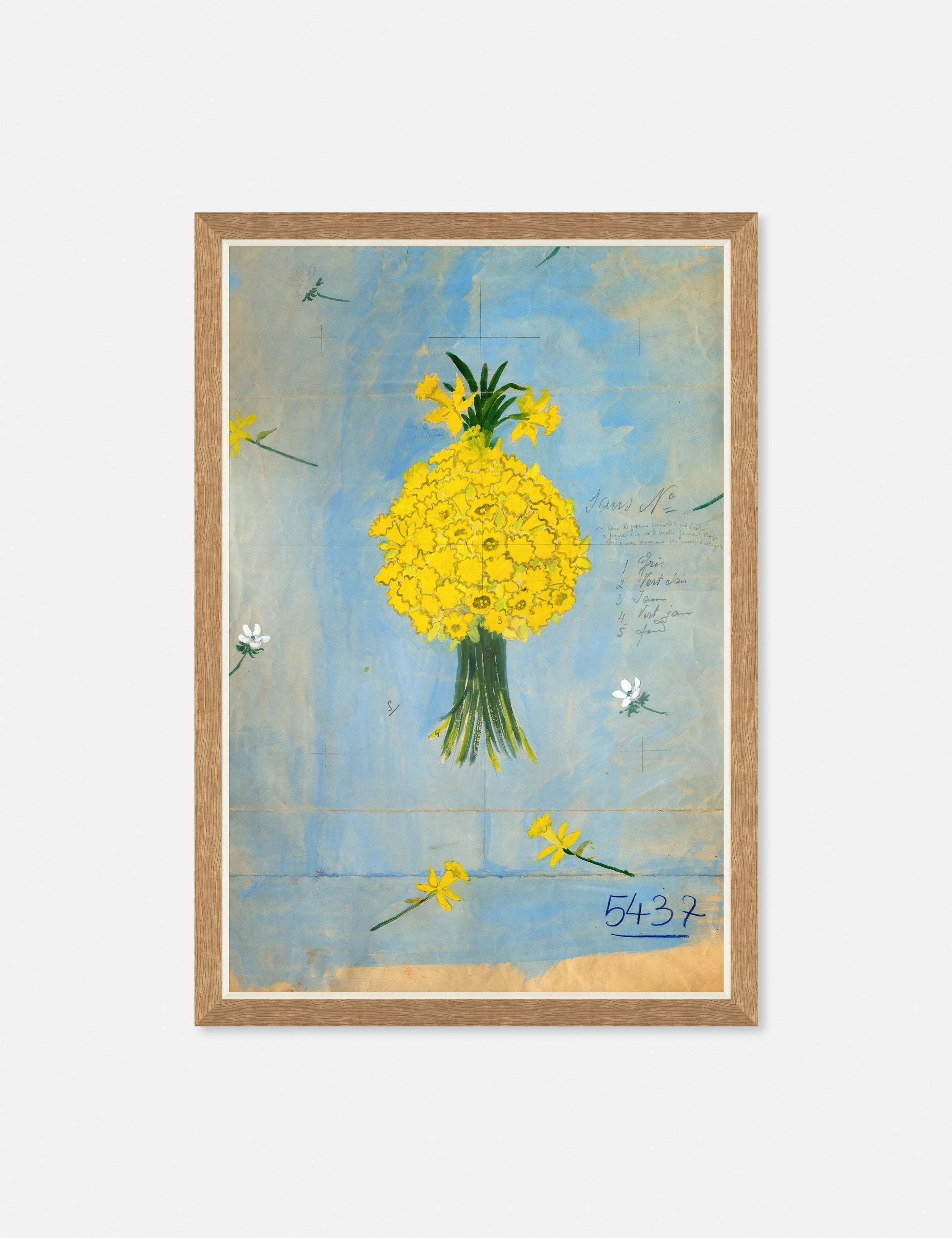 Bouquette de Jonquilles Print by Paule Marrot