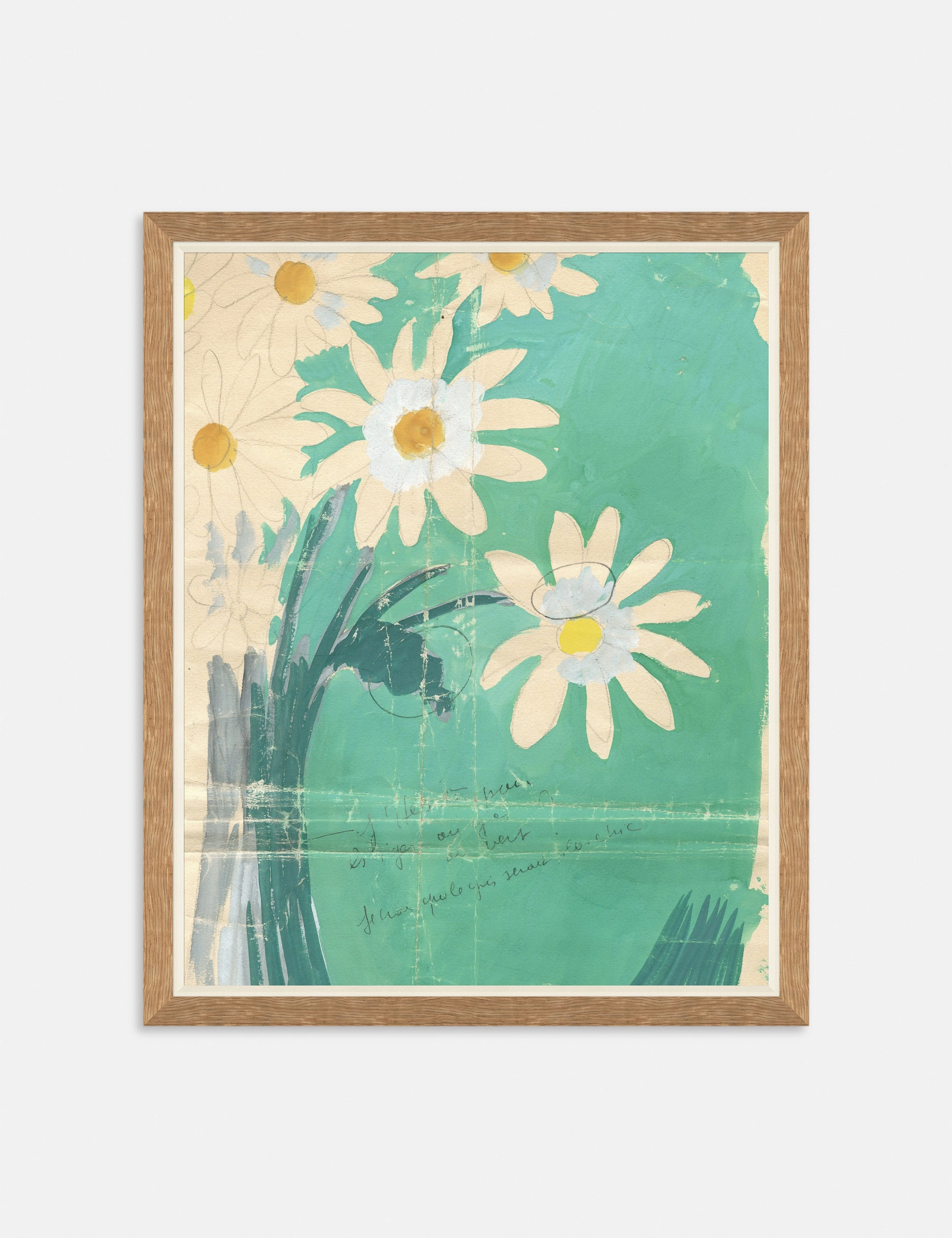 Bouquette de Marguerites Print by Paule Marrot