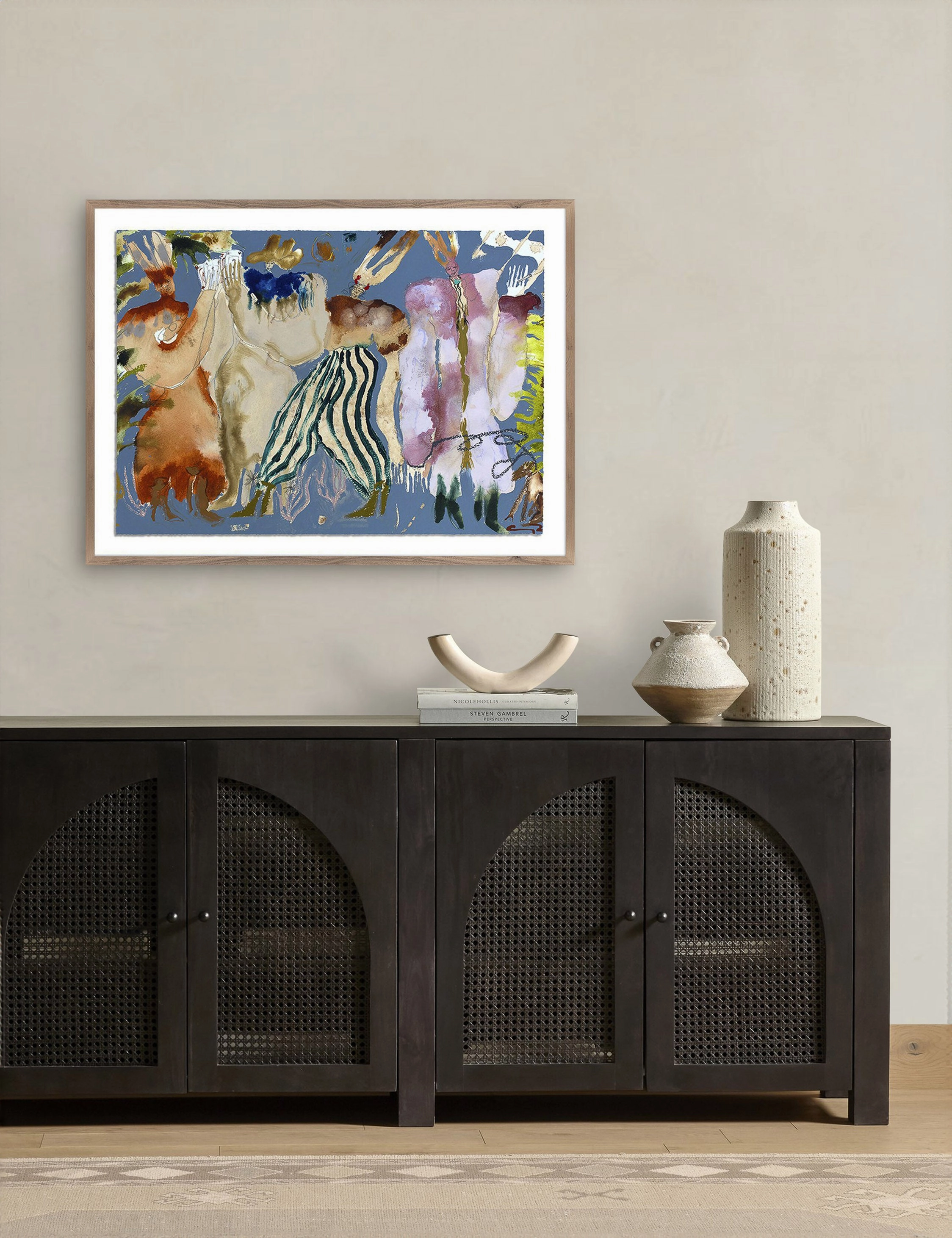 Boy With The Blues II Wall Art by Caroline Pinney