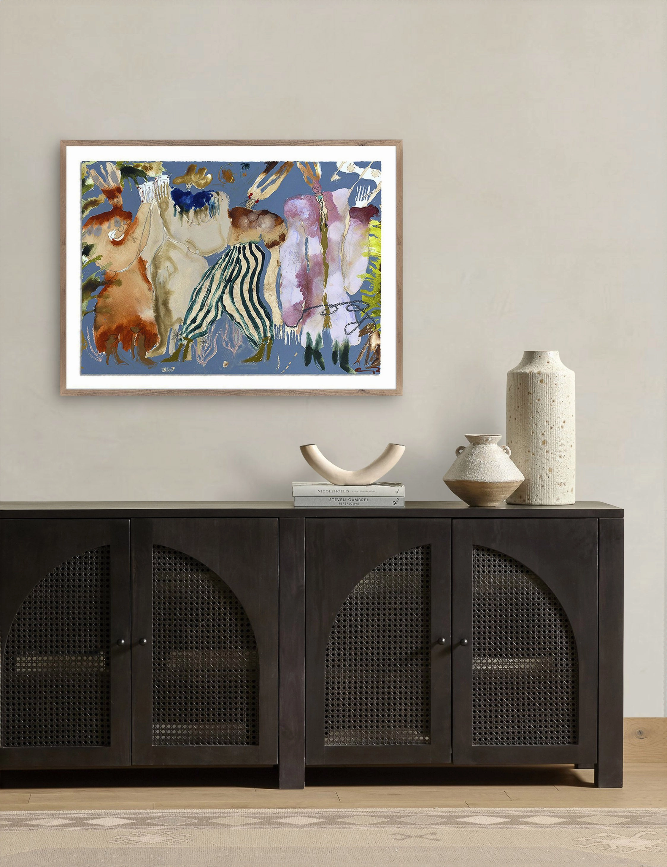 Boy With The Blues II Wall Art by Caroline Pinney
