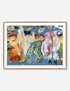 Boy With The Blues II Wall Art by Caroline Pinney 
