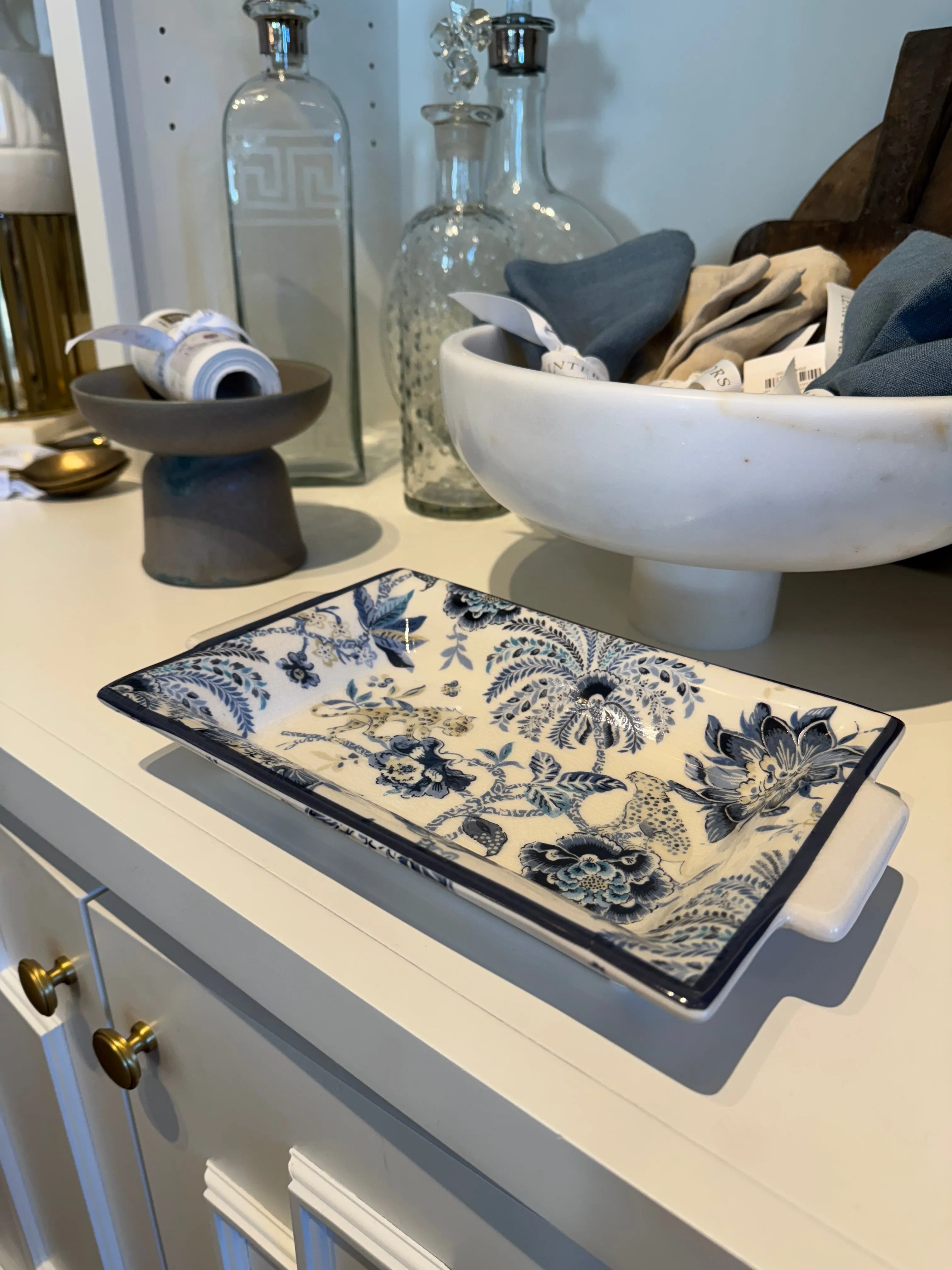 Braganza Blue Tray