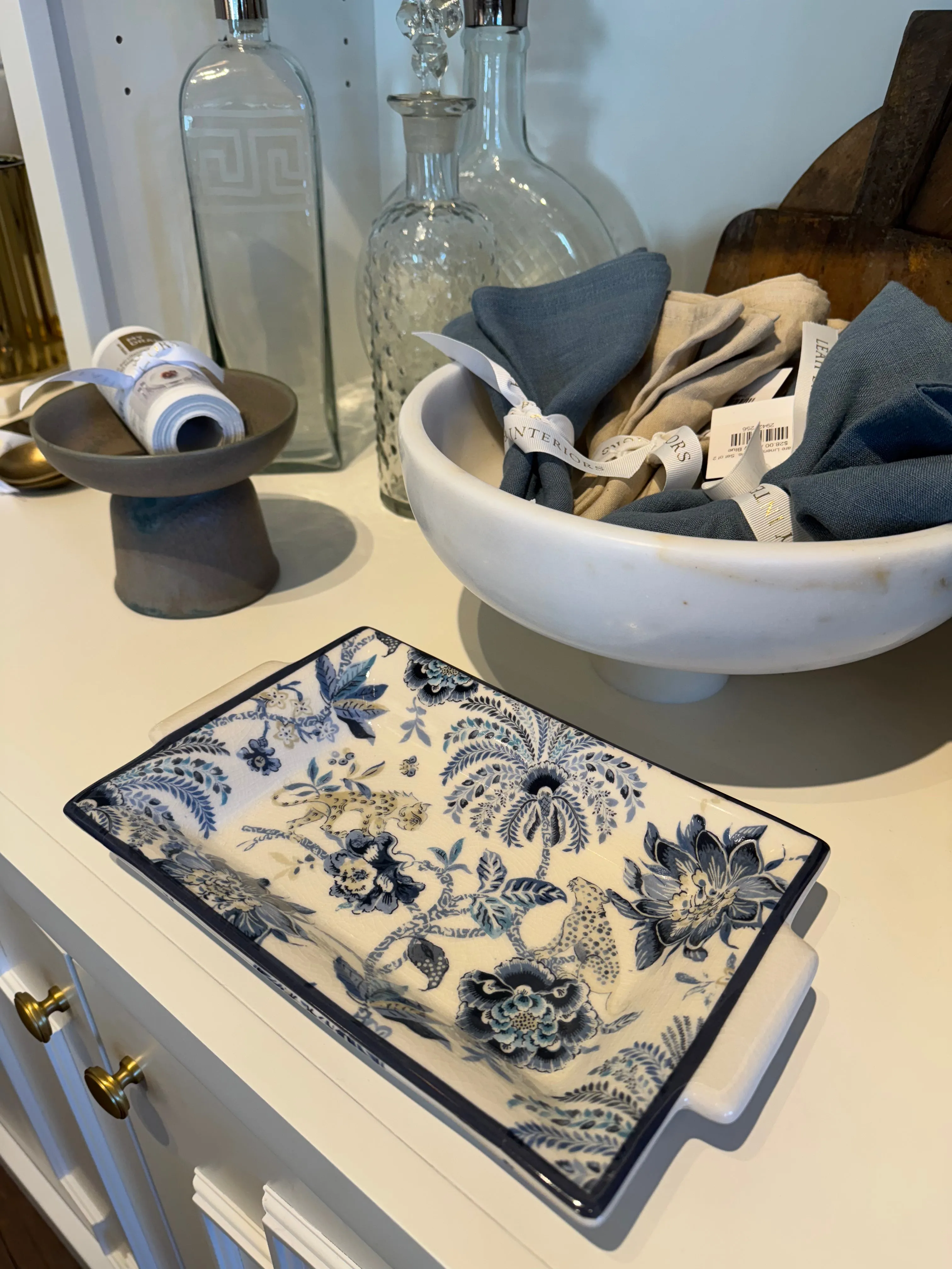 Braganza Blue Tray