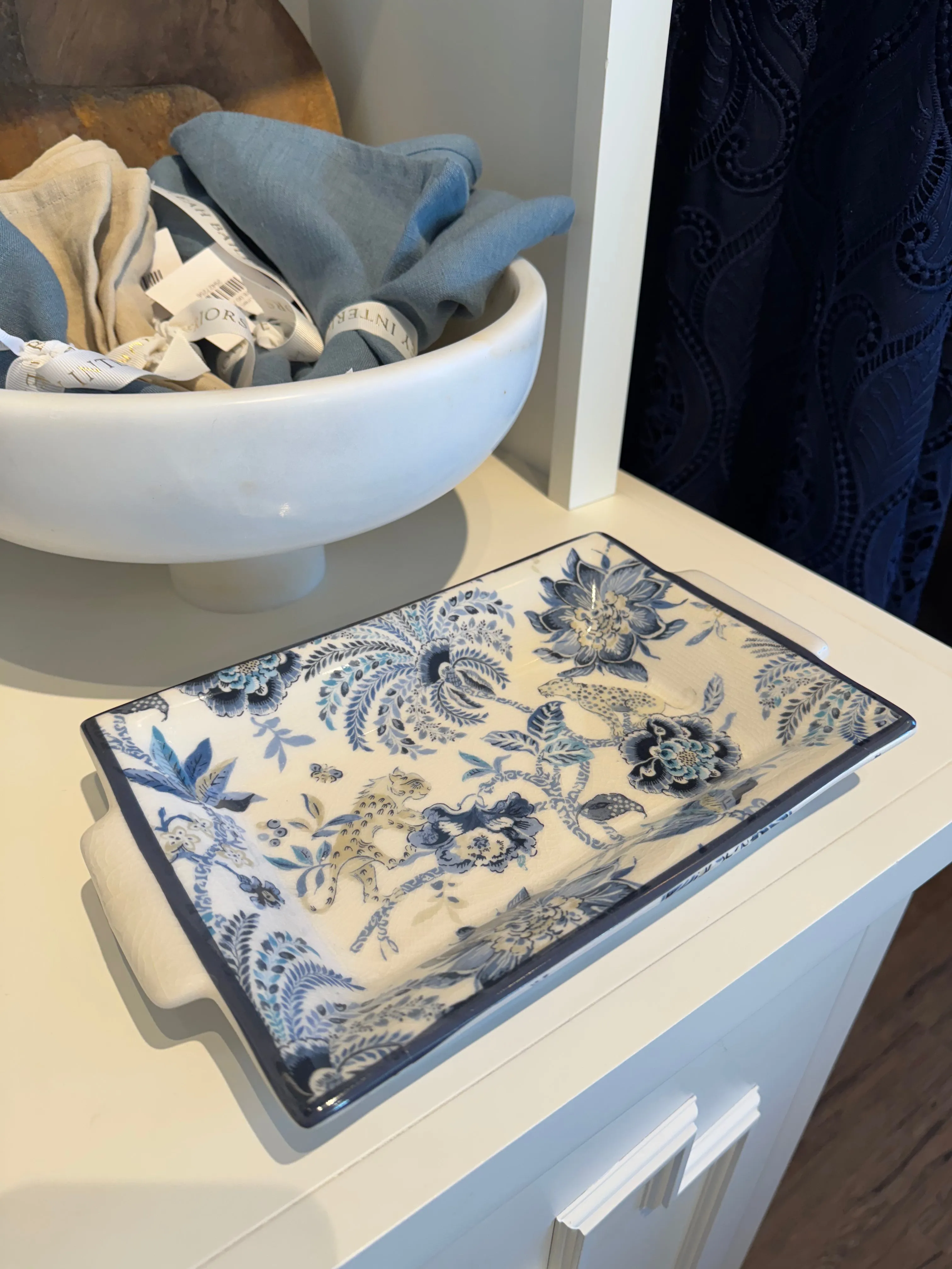 Braganza Blue Tray