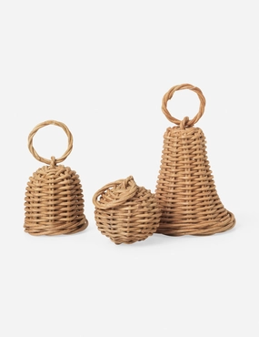 Braided Bell Bauble Ornaments (Set of 3) by Ferm Living 