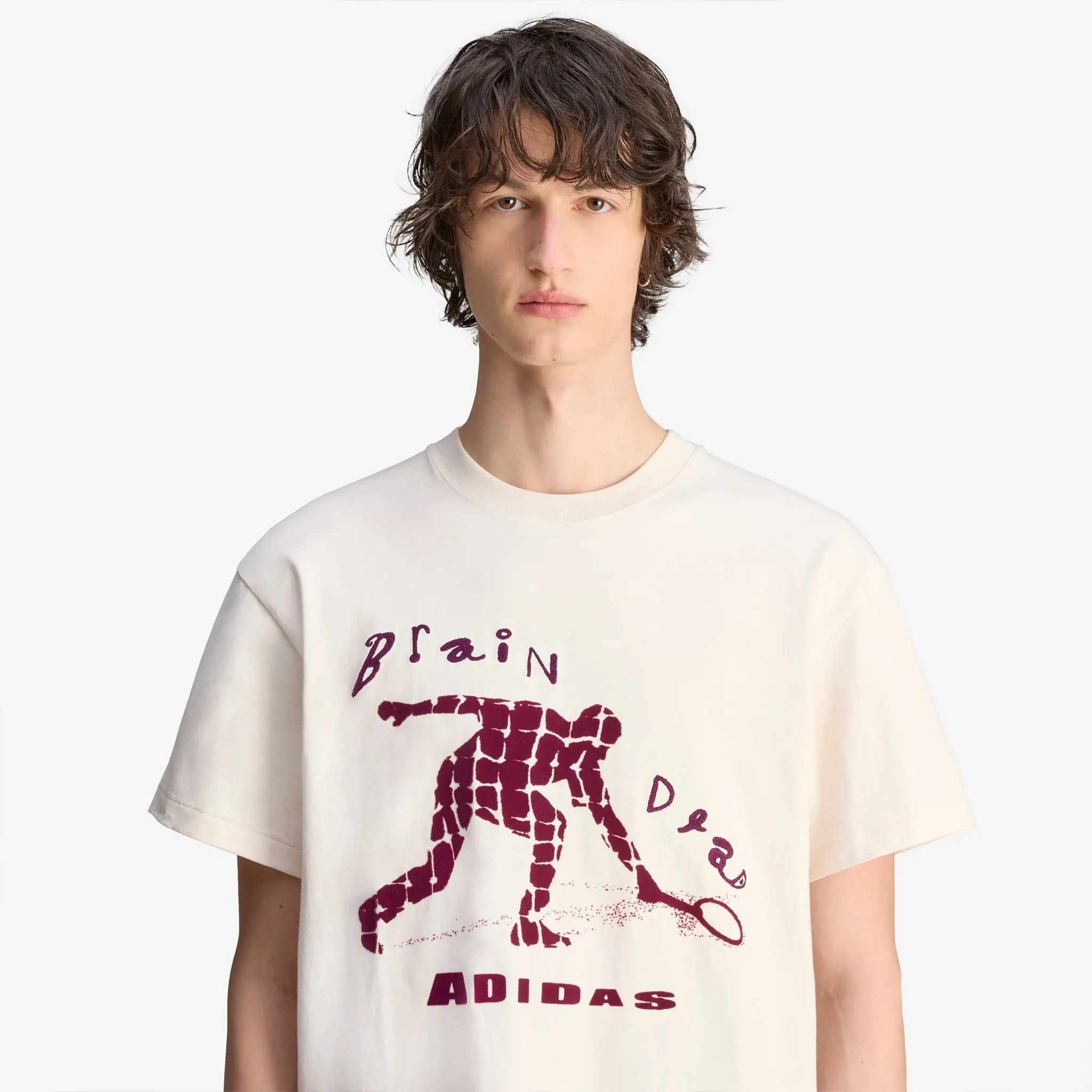 Brain Dead x T-Shirt Wonder White adidas Clothing
