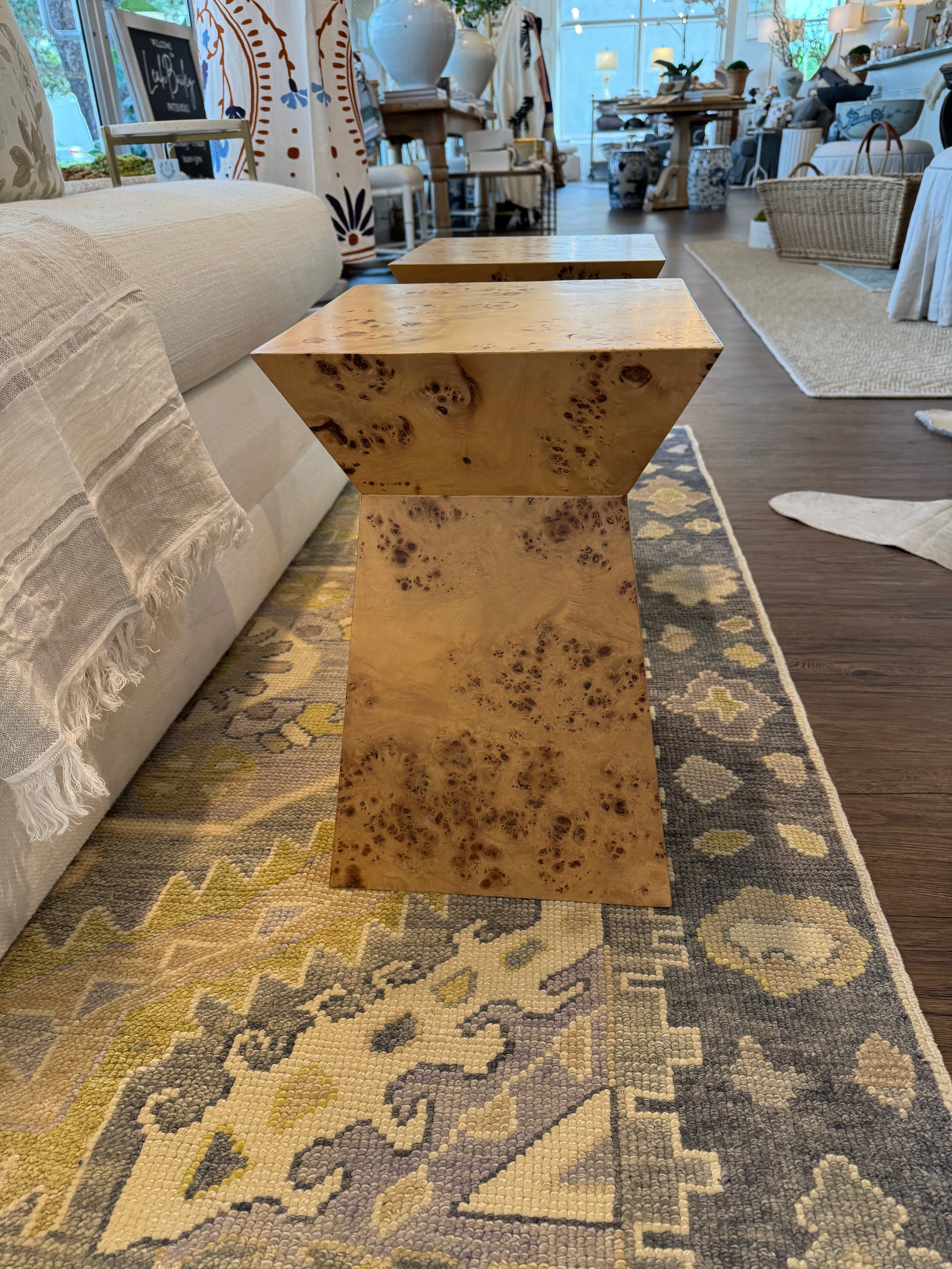 Browning Burl Side Table