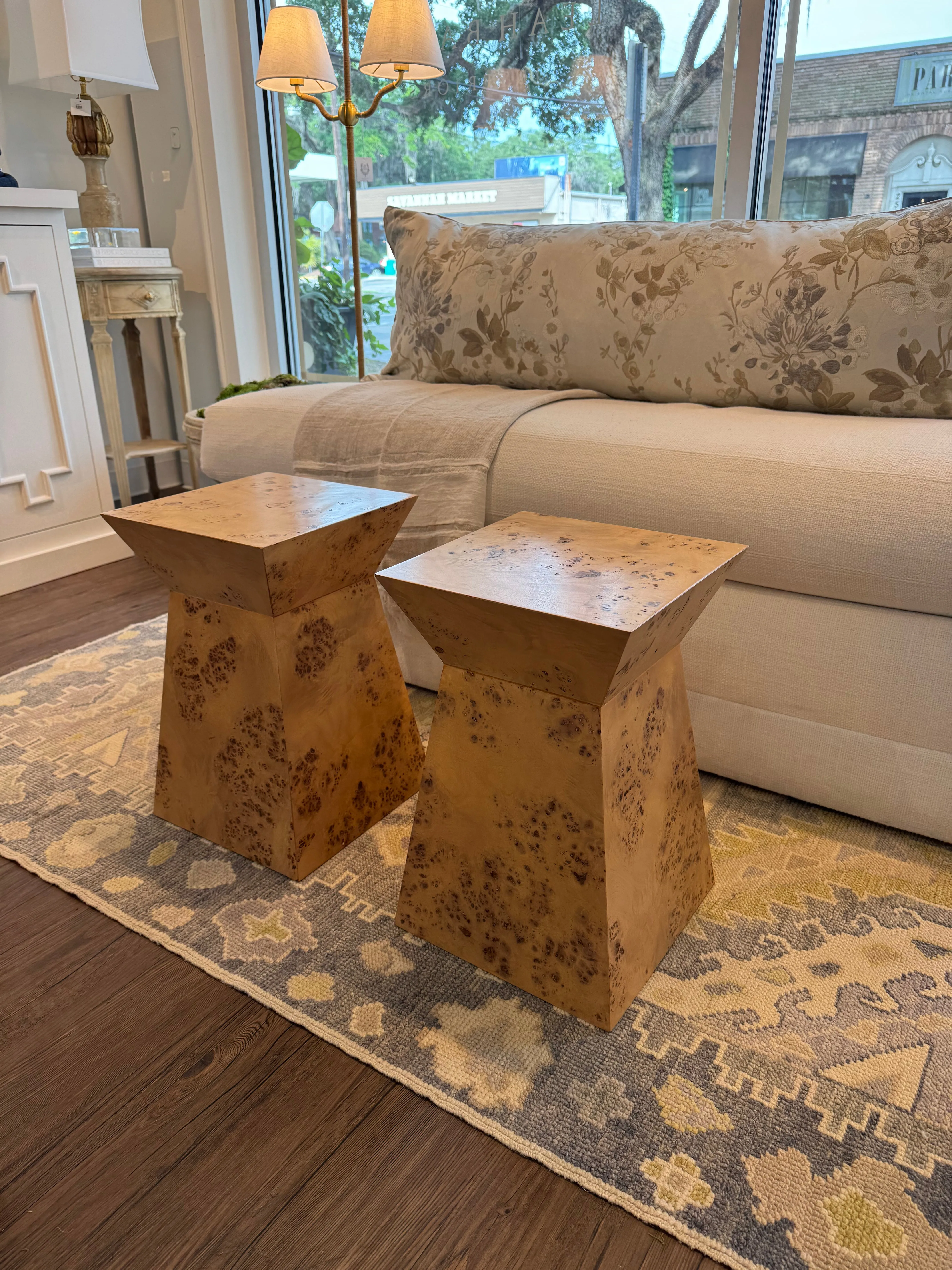 Browning Burl Side Table