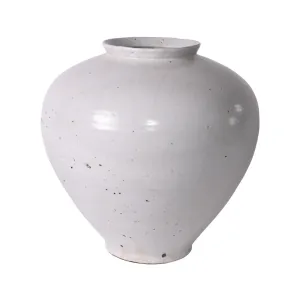 Busan White Open Top Jar 